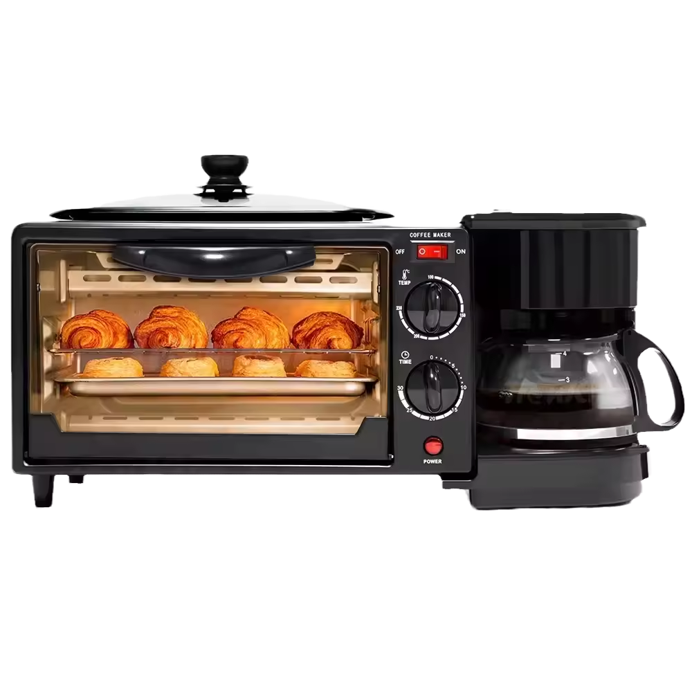 Smart Home Oven - เตาอบไฟฟ้าขนาดเล็ก 3-in-1 คุณภาพสูง ปลั๊กแบบ US ปลอดภัย