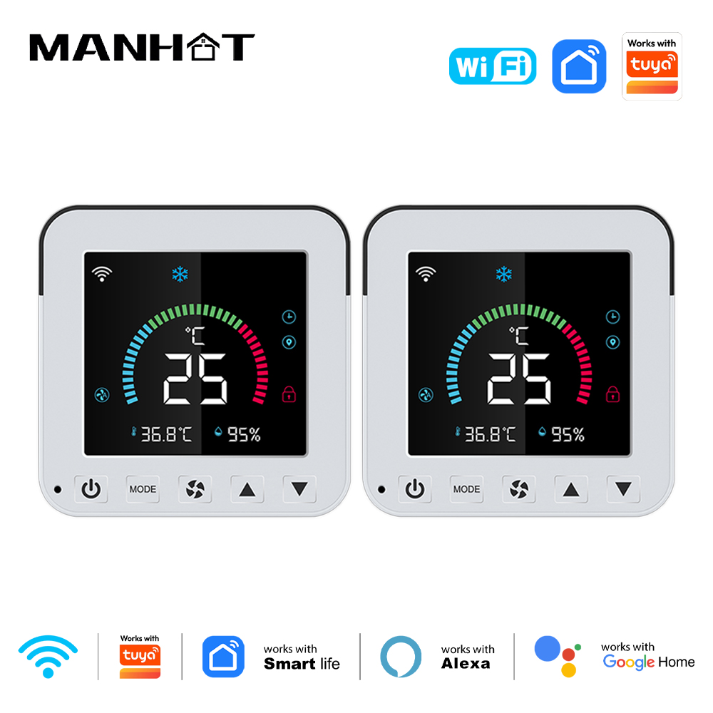 Smart Home Dashboard - MANHOT เทอร์โมสตัทอัจฉริยะอินเตอร์เน็ตไร้สาย เอซี เครื่องปรับอากาศ อินฟราเรด อุณหภูมิ