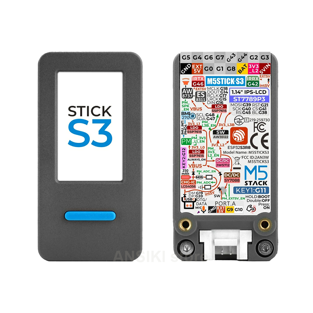 Smart Home Dashboard - M5Stack M5StickS3 ESP32-S3 ชุดพัฒนา IoT แบบพกพาพร้อมหน้าจอสำหรับควบคุม