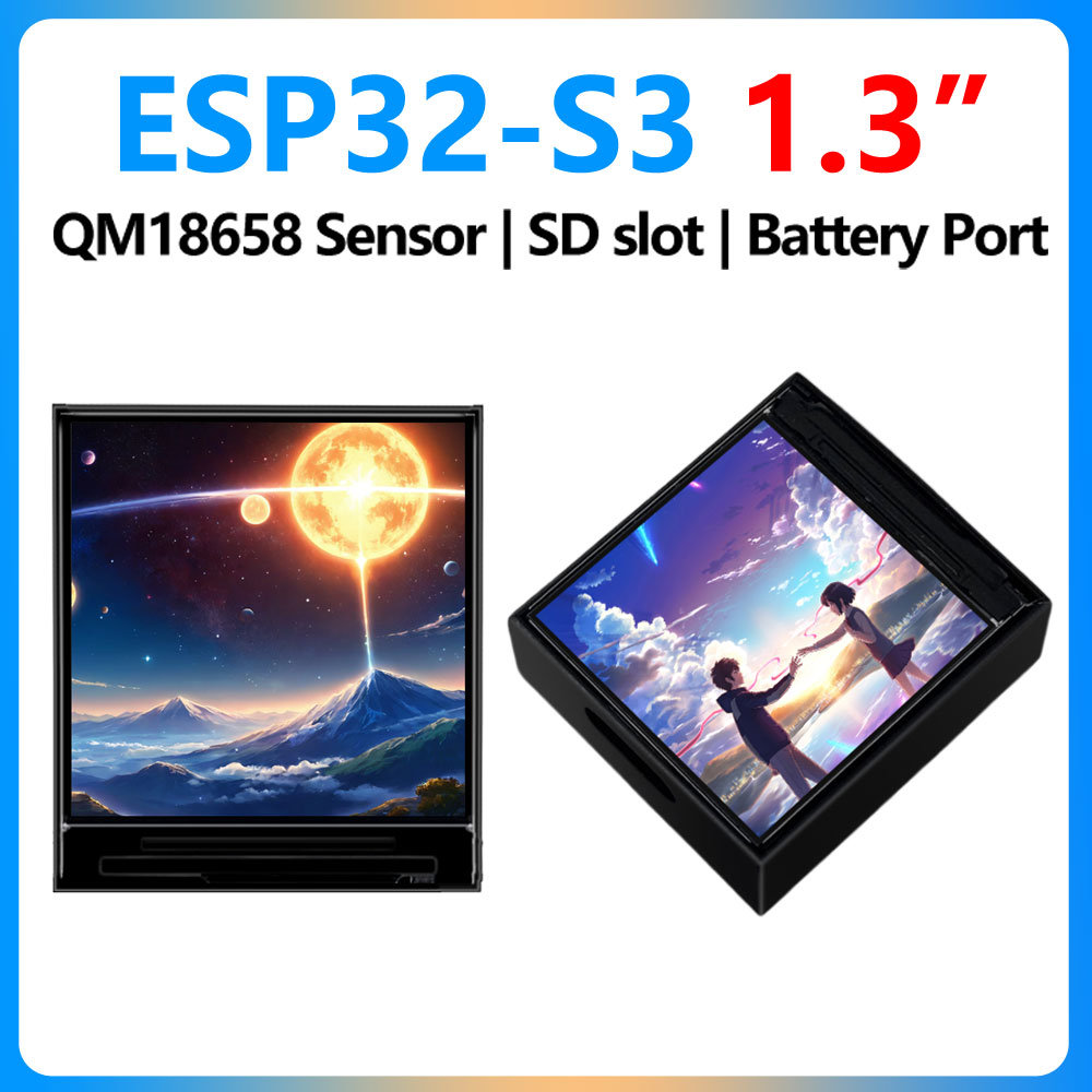 Smart Home Arduino - Waveshare ESP32-S3 บอร์ดพัฒนาจอ LCD ขนาด 1.3