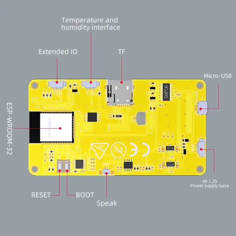 Smart Home Arduino - ESP32-3248S035 โมดูลจอแสดงผล LCD อัจฉริยะขนาด 3.5 นิ้ว