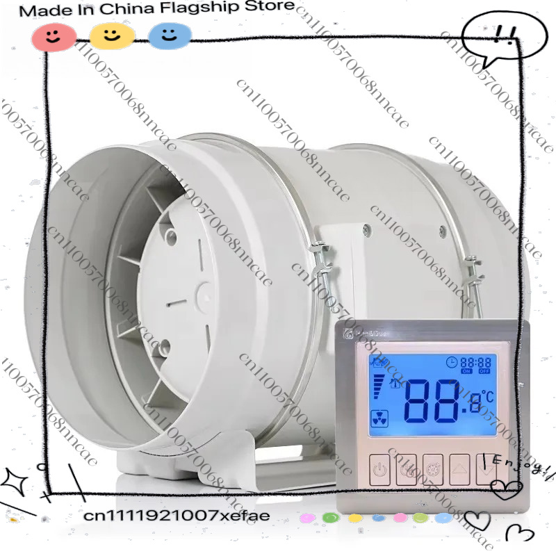 Smart Bathroom Fan - พัดลมดูดอากาศแบบมีสาย HF-200PMZC สำหรับห้องน้ำและห้องครัว