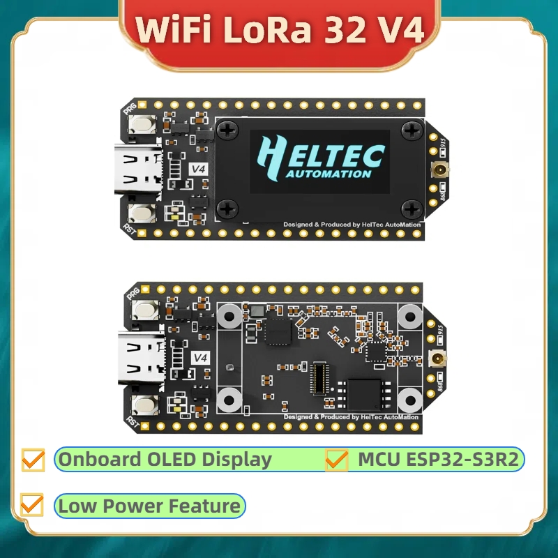 Smart Home Arduino - บอร์ดพัฒนา Meshtastic Heltec Wifi LoRa 32