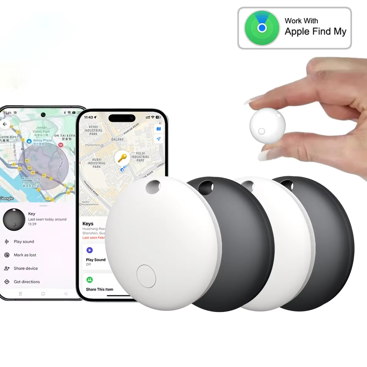 Smart Home Dashboard - อุปกรณ์ติดตาม GPS ขนาดเล็กสำหรับระบบ iOS ของ Apple,