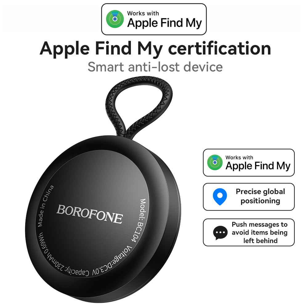 Smart Home Dashboard - BOROFONE BC104 AirTag เครื่องติดตามบลูทูธ ใช้งานร่วมกับ Find