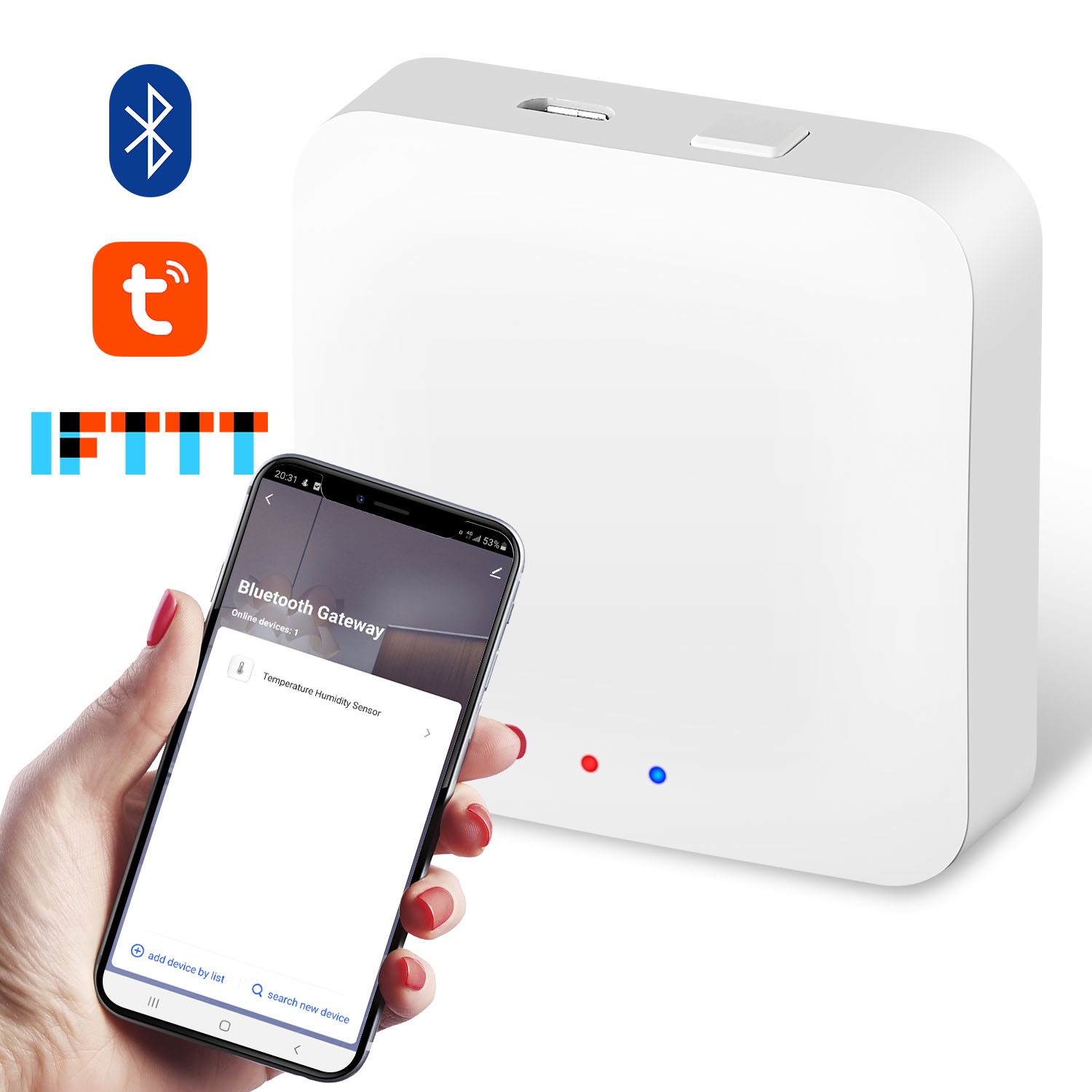 Smart Home Hub Matter - Tuya ZigBee Multi-mode Gateway Hub ฮับเกตเวย์อัจฉริยะสำหรับบ้านอัจฉริยะ