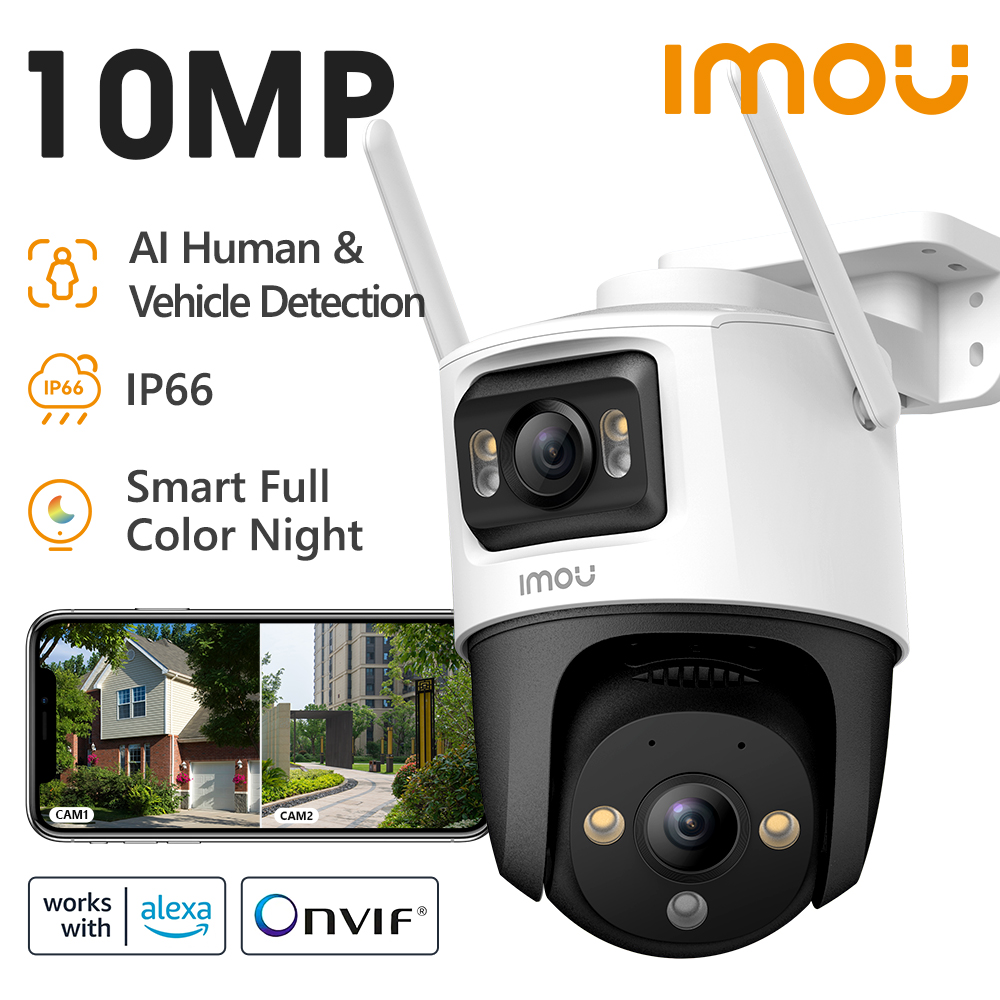 Smart Home Ezviz - กล้องวงจรปิด IMOU Cruiser Dual 10MP สำหรับภายนอกอาคาร
