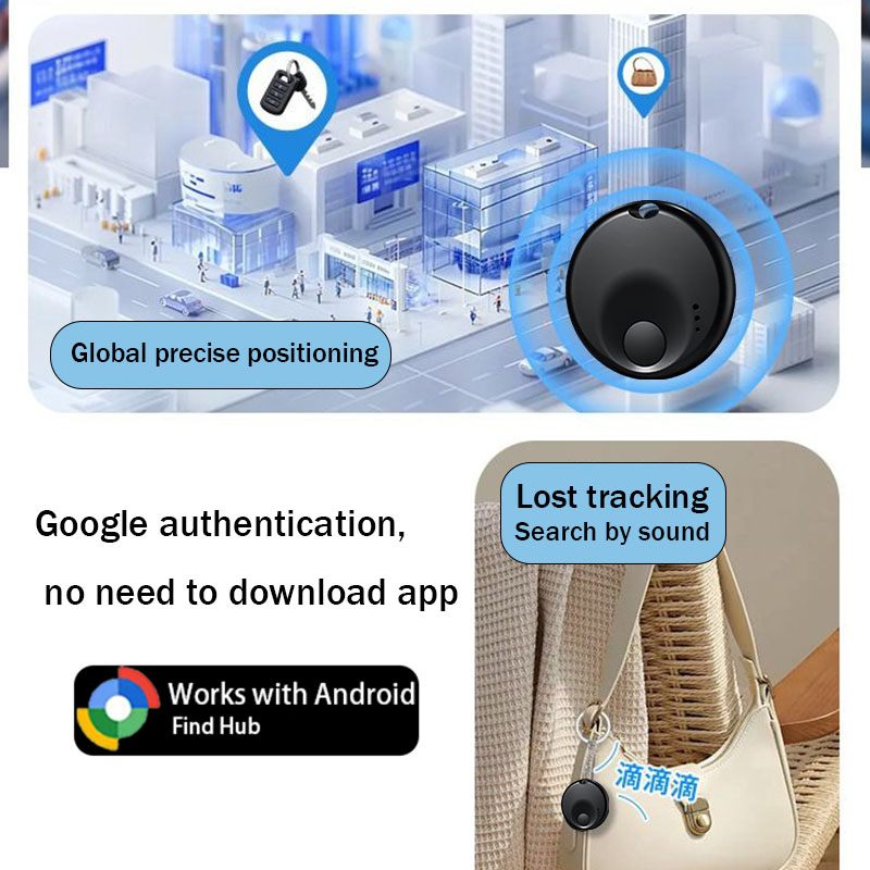 Smart Home Hub Samsung - แท็กป้องกันการสูญหายขนาดเล็กสำหรับโทรศัพท์แอนดรอยด์ ใช้งานร่วมกับแอป Google Find Hub ตัวค้นหากุญแจอัจฉริยะสำหรับ
