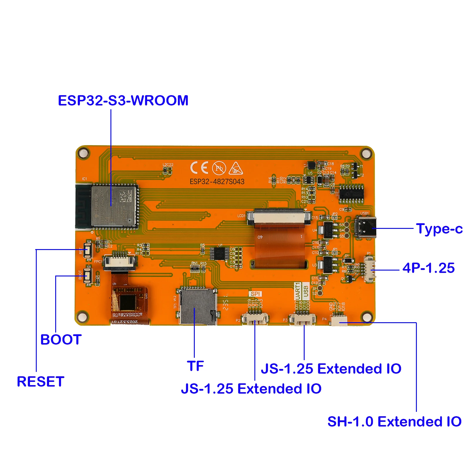 ESP32-4827S043C โมดูลจอแสดงผล  - Smart Home Arduino บทวิจารณ์และราคา