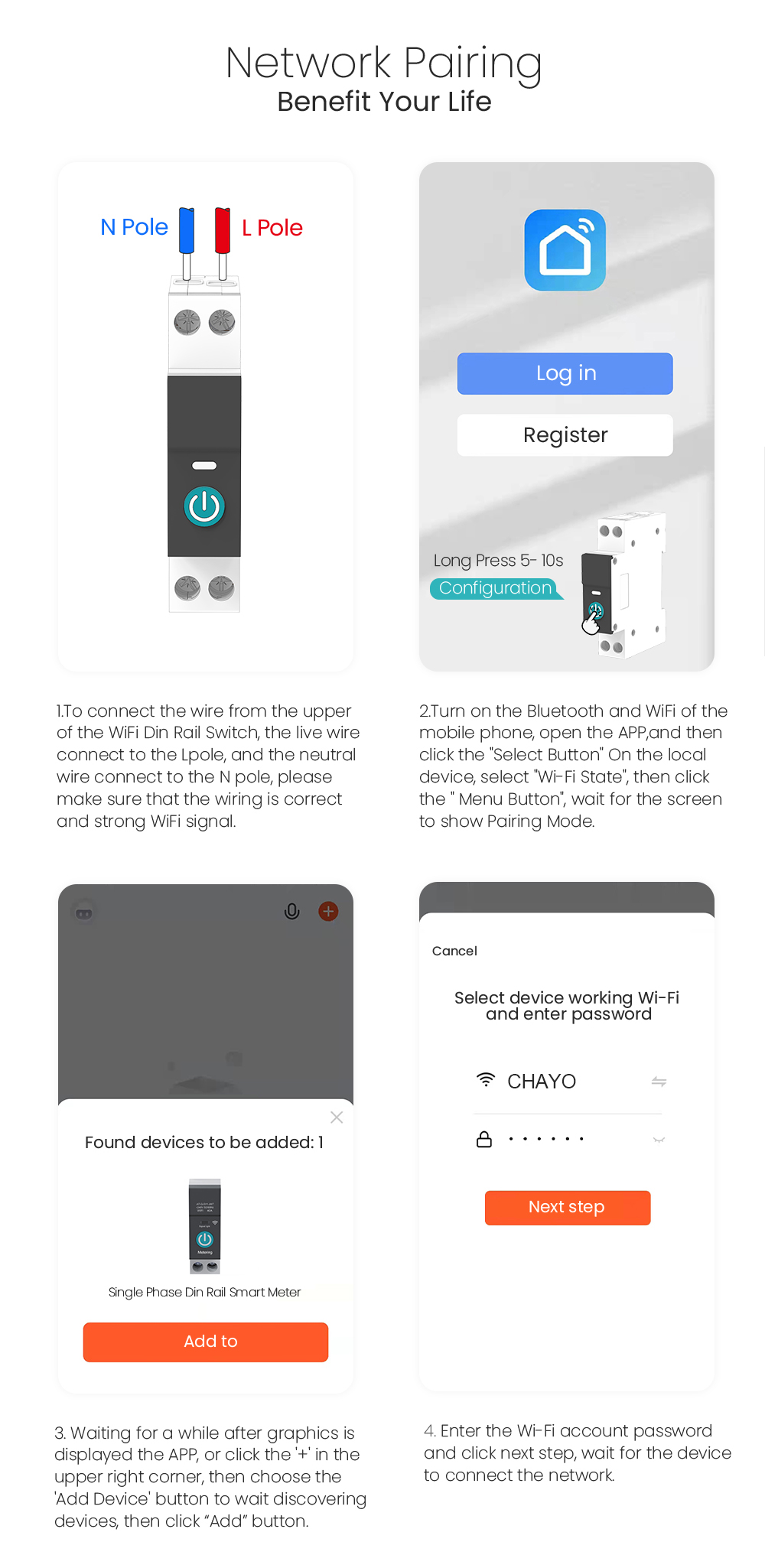 Chayo Tuya WiFi สมาร์ทเซอร์กิต - Smart Home Login บทวิจารณ์และราคา