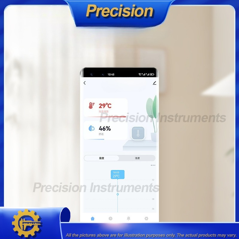เครื่องตรวจวัดอุณหภูมิและความช - Smart Home Login บทวิจารณ์และราคา