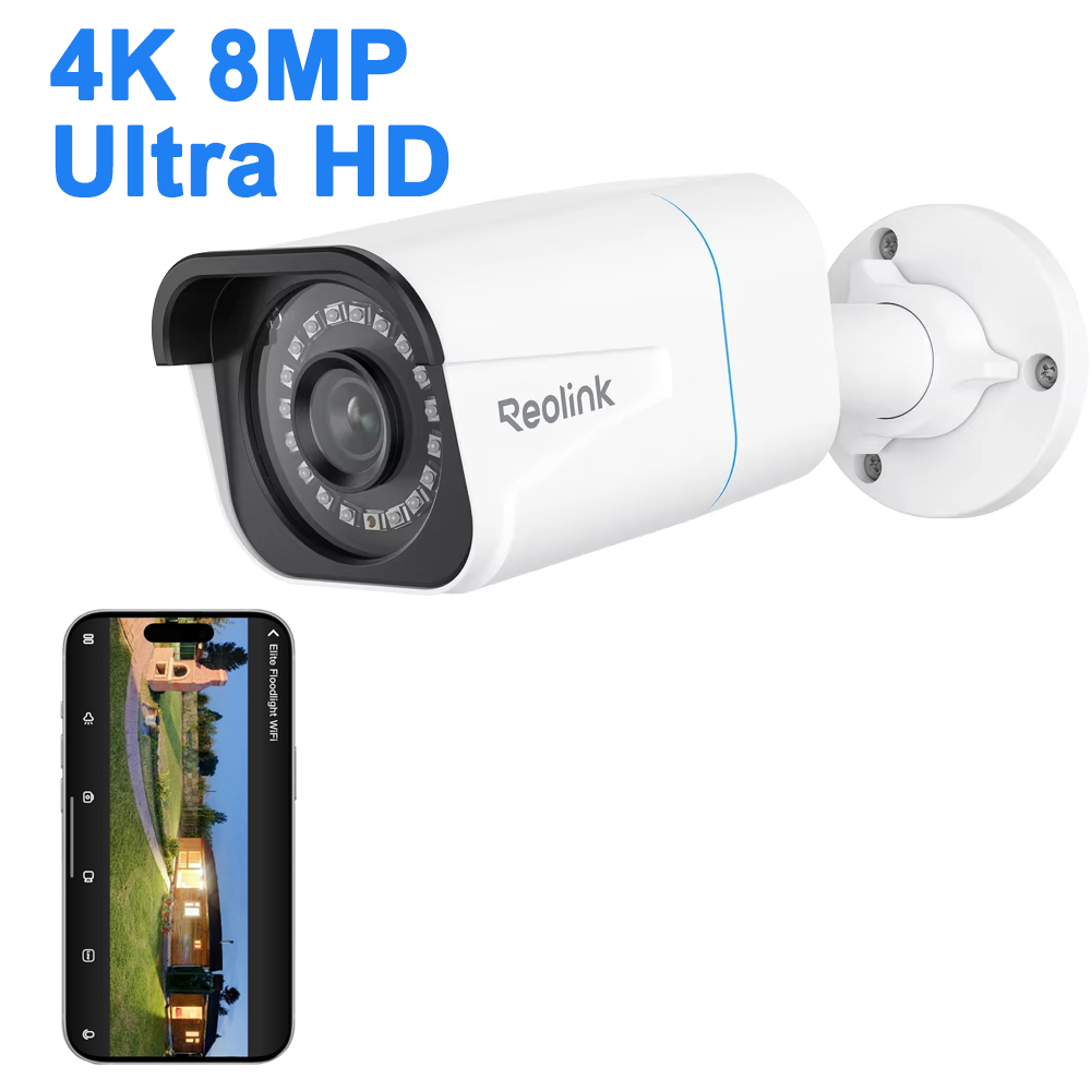 REOLINK 4K 8MP PoE กล้องรักษาค - Smart Home X10 บทวิจารณ์และราคา