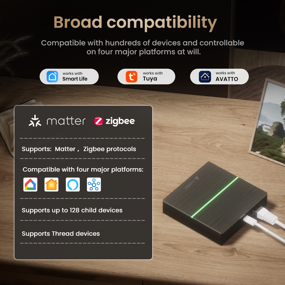 AVATTO Matter Smart Wired Gate - Smart Home Hub Matter บทวิจารณ์และราคา