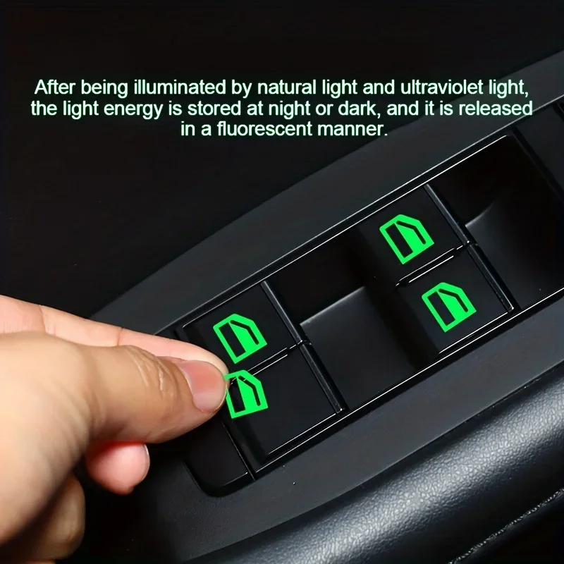 1 ชุดสติกเกอร์ติดปุ่มรถยนต์เรื - Smart Home Green บทวิจารณ์และราคา