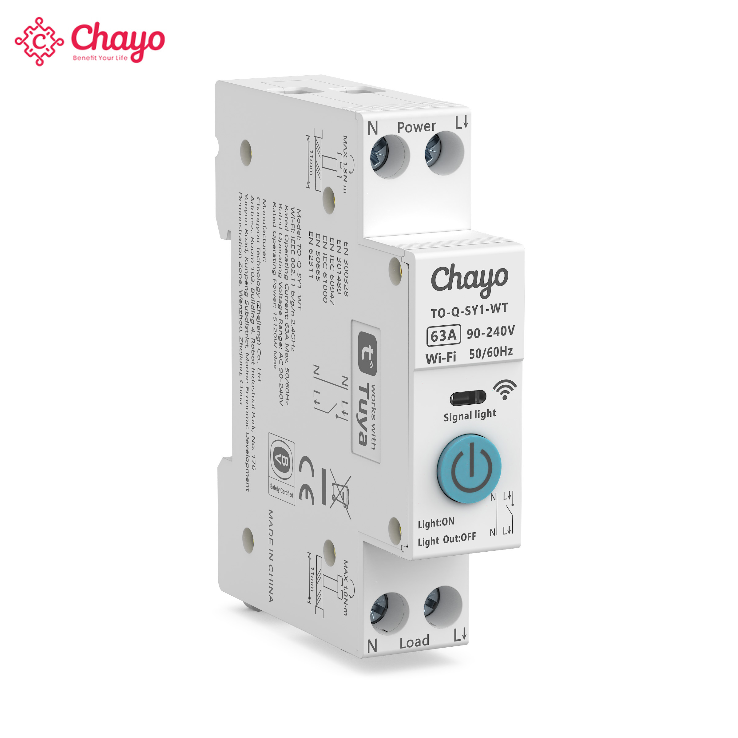 Chayo Tuya เบรกเกอร์อัจฉริยะ W - Smart Home Login บทวิจารณ์และราคา