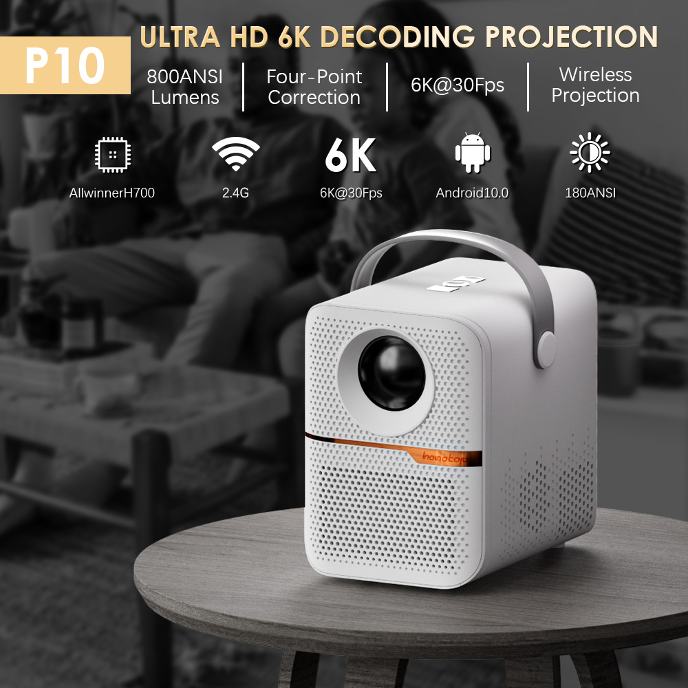 P10 สมาร์ทมินิโปรเจคเตอร์ 300A - Smart Home X10 บทวิจารณ์และราคา