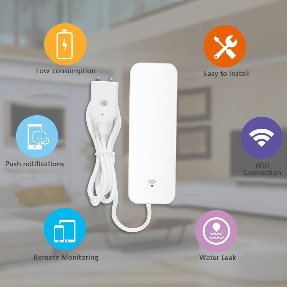 Tuya WiFi เซ็นเซอร์น้ํารั่ว, เ - Smart Home Green บทวิจารณ์และราคา