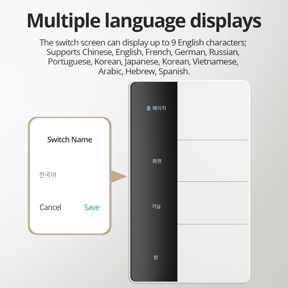 สวิตช์ไฟแบบกด 1234 Gang US Typ - Smart Home Hub Matter บทวิจารณ์และราคา