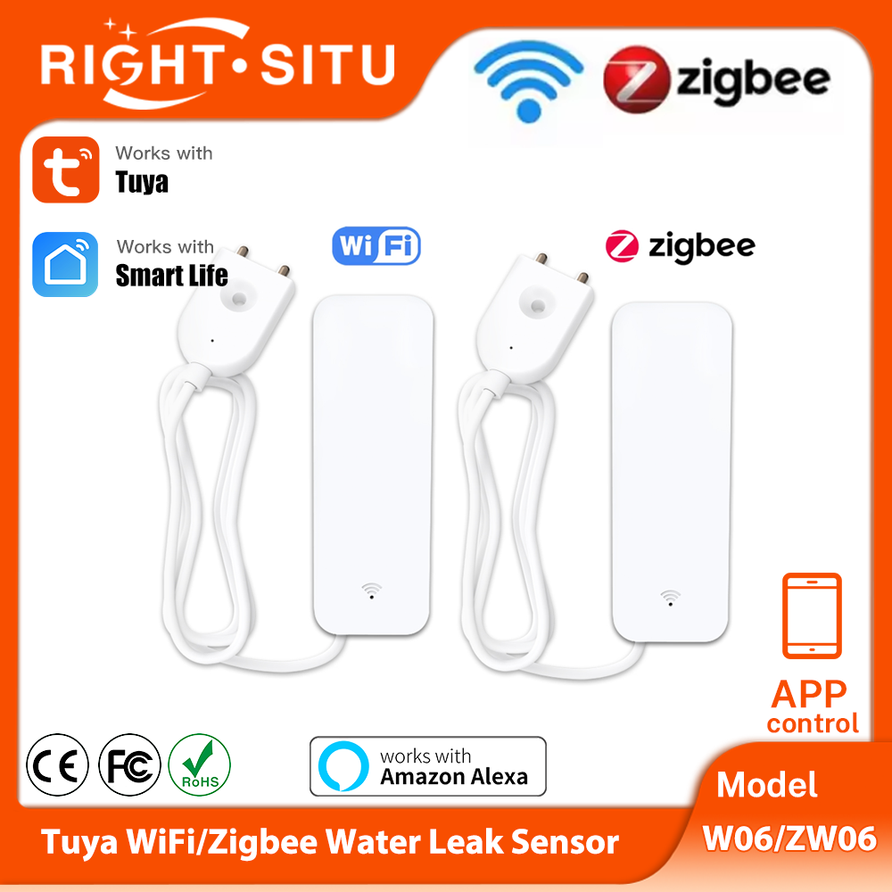 เซ็นเซอร์น้ำ Tuya WiFi Zigbee  - Smart Home Green บทวิจารณ์และราคา