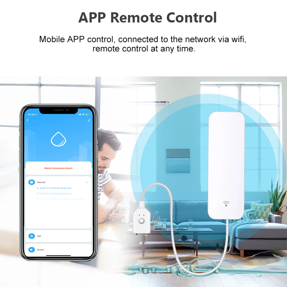 เซ็นเซอร์น้ำ Tuya WiFi Zigbee  - Smart Home Green บทวิจารณ์และราคา
