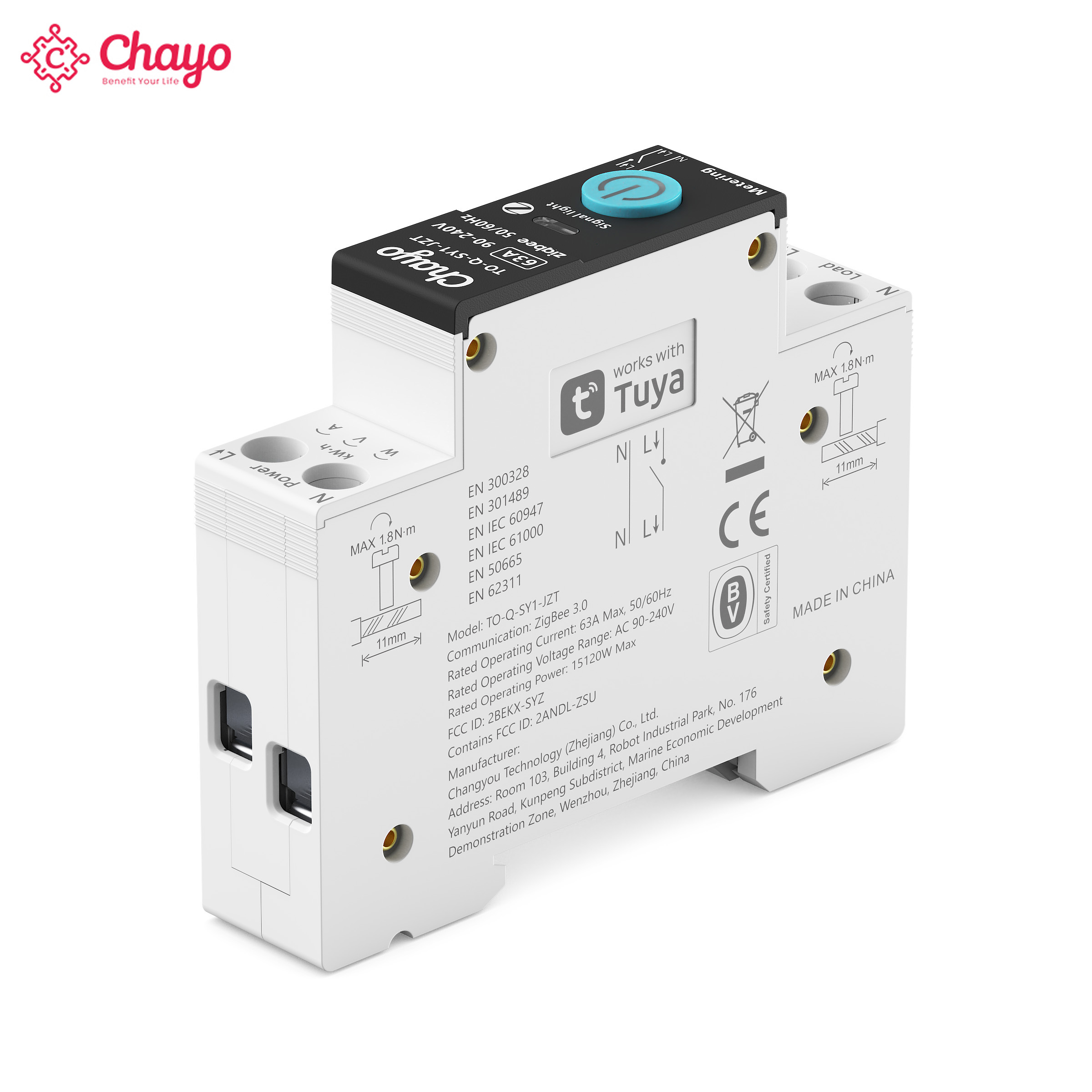 Chayo Tuya Zigbee เบรกเกอร์อัจ - Smart Home Login บทวิจารณ์และราคา