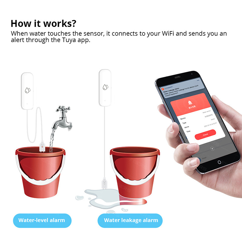 เซ็นเซอร์ตรวจจับน้ำรั่ว Tuya W - Smart Home Green บทวิจารณ์และราคา