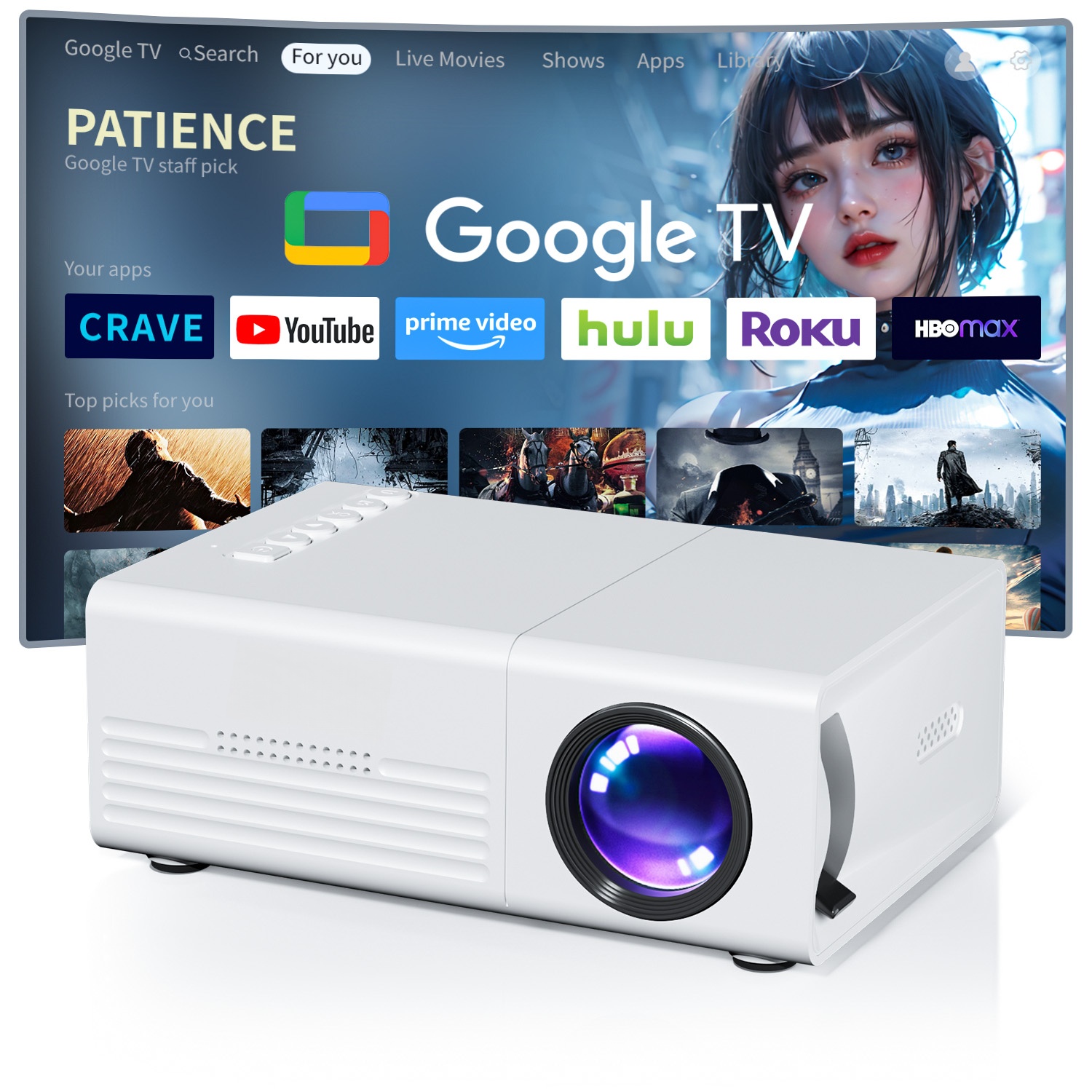 มินิโปรเจคเตอร์ TFT LCD Wifi B - Smart Home X10 บทวิจารณ์และราคา