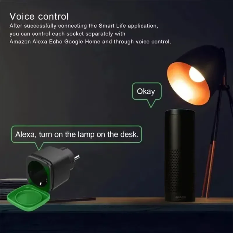 ปลั๊กไฟอัจฉริยะ Tuya EU 16A Wi - Smart Home Sistem บทวิจารณ์และราคา