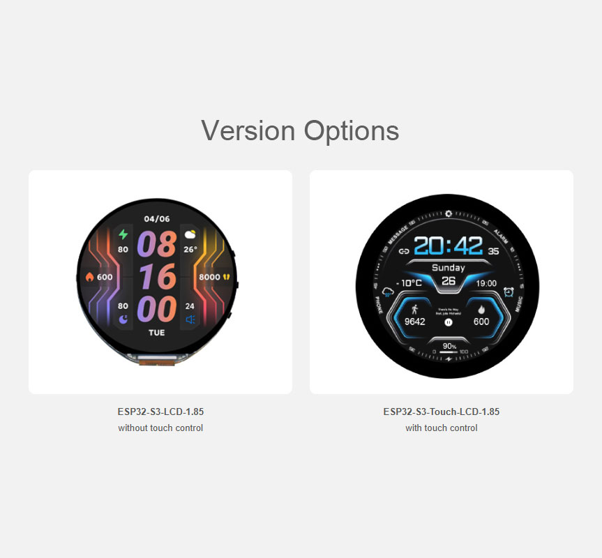 S3 ESP32จอแสดงผล LCD ทรงกลมขนา - Smart Home Arduino บทวิจารณ์และราคา