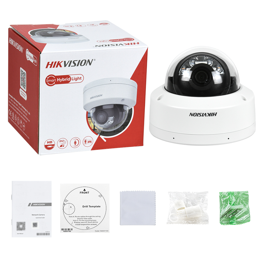 Hikvision H.265+ 8MP POE กล้อง - Smart Home Hikvision บทวิจารณ์และราคา
