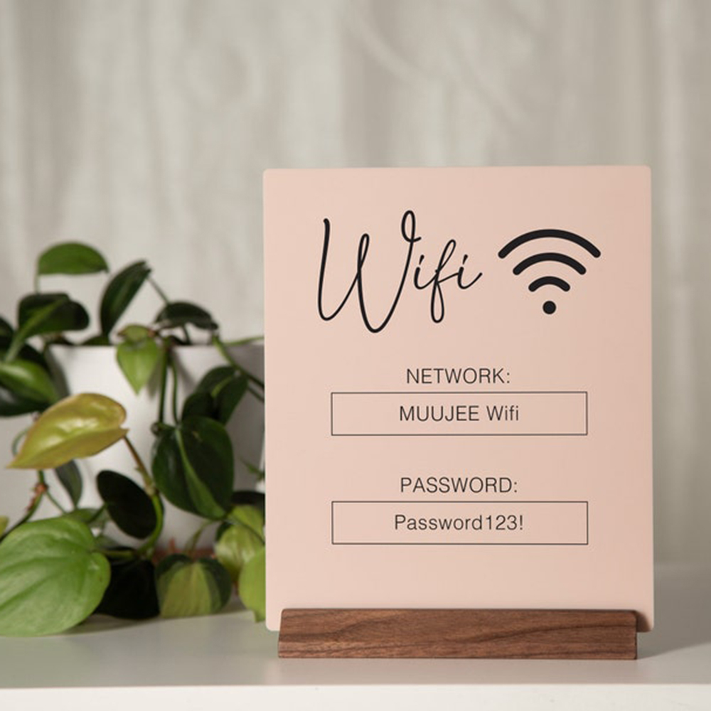 ป้ายอะคริลิคพร้อมฐานไม้สำหรับส - Airbnb Smart Home บทวิจารณ์และราคา