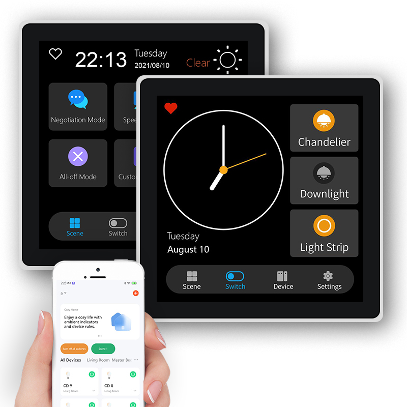 FUERS หน้าจอสัมผัสขนาด 4 นิ้วส - Smart Home Dashboard บทวิจารณ์และราคา