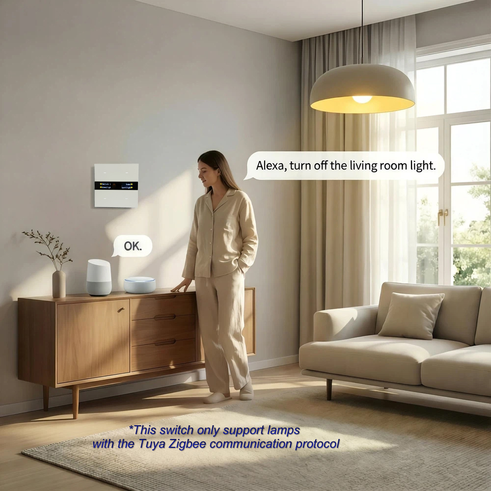แผงสวิตช์อัจฉริยะ M8 Pro Zigbe - Smart Home Sistem บทวิจารณ์และราคา