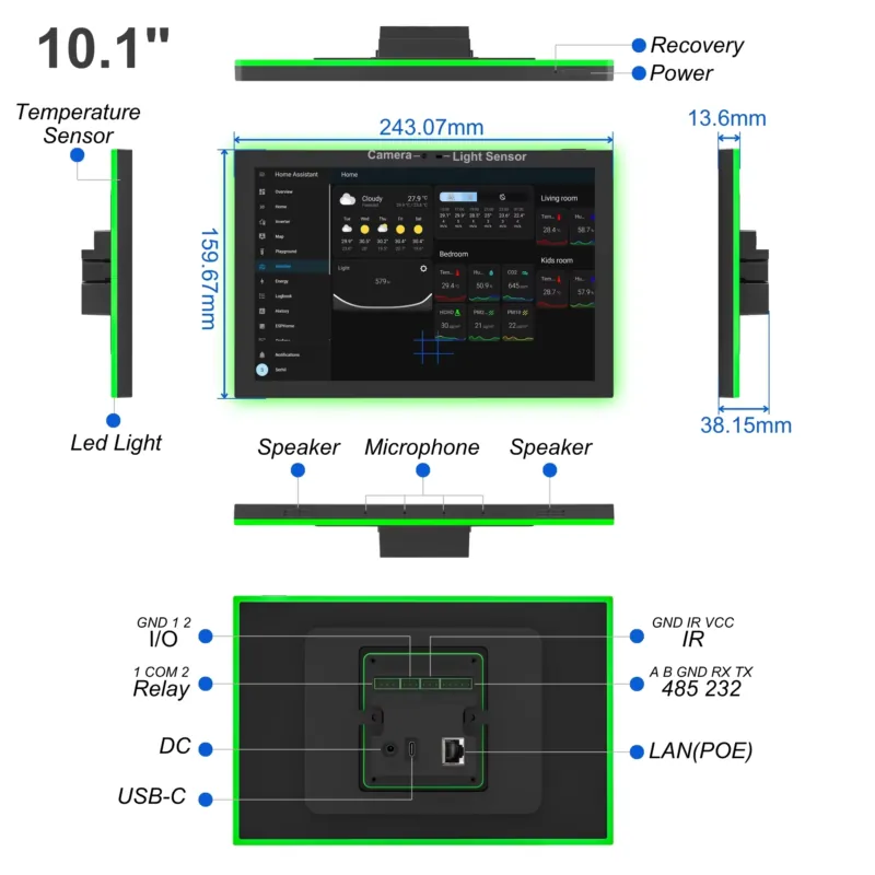 แผงควบคุมบ้านอัจฉริยะ Home Ass - Smart Home Dashboard บทวิจารณ์และราคา
