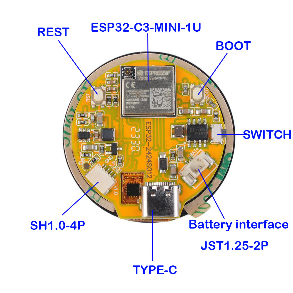 1.28 นิ้ว ESP32 จอแสดงผล ESP32 - Smart Home Arduino บทวิจารณ์และราคา